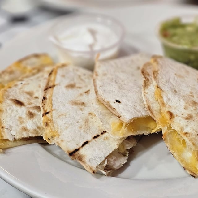 Quesadillas.