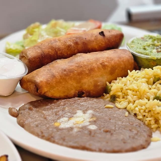 Chimichangas.